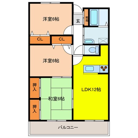 フォレスト際波の物件間取画像